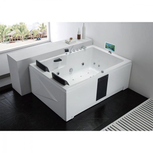 Акриловая ванна Gemy G9061 O R с гидромассажем