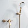 Смеситель  для душа Shevanik S4LI71PR6GTF, Золотой сатин
