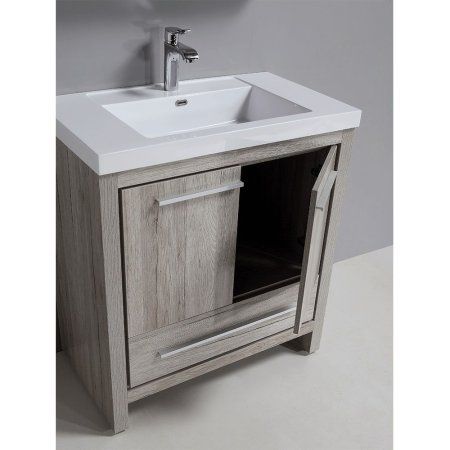 Мебель для ванной Black & White Country SK-080 80 дуб серебристый