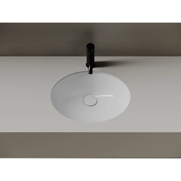 Раковина Ceramicanova Era CN15005 46,5x38 см, встраиваемая снизу, белый