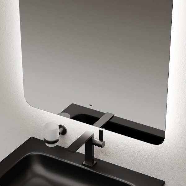 Зеркало для ванной комнаты SANCOS Ray 700x1000 c подсветкой,  RA700