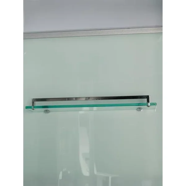 Душевая кабина WeltWasser Laine 1004 10000003269 100x100x217 см, с крышей, гидромассажем, низкий поддон, профиль матовый хром, стекло прозрачное