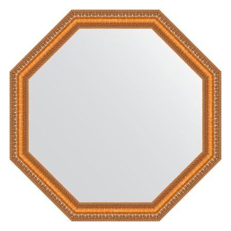 Зеркало Evoform Octagon BY 3978 66x66 золотые бусы на бронзе