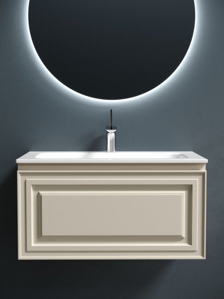 Тумба подвесная SANCOS Very 790х445х406, c одним  ящиком оснащенным доводчиками, Beige Soft , VR80CE