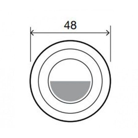 Кнопка смыва Oli Sphera 605274 хром глянцевый