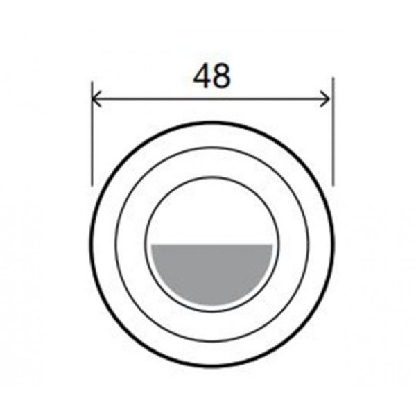 Кнопка смыва Oli Sphera 605264 хром глянцевый