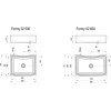 Столешница Ravak I X000000847 120 с раковиной Formy 02 орех