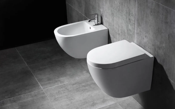 Подвесной унитаз REA CARLO MINI RIMLESS белый REA-C1000