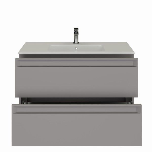 Тумба под раковину Allen Brau Eclipse 100 1.E1003.PGM 2.0 платина матовый