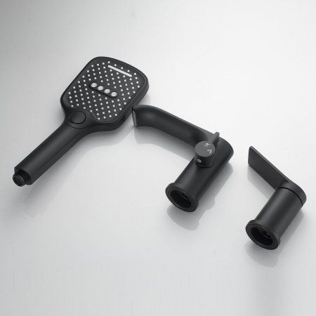 Смеситель для ванны Shevanik S4TA11NK2HYE, Черный