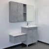 Зеркало-шкаф COMFORTY "Осло-70" бетон светлый