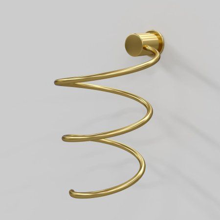 Держатель фена WasserKRAFT K-1080BRUSHED GOLD