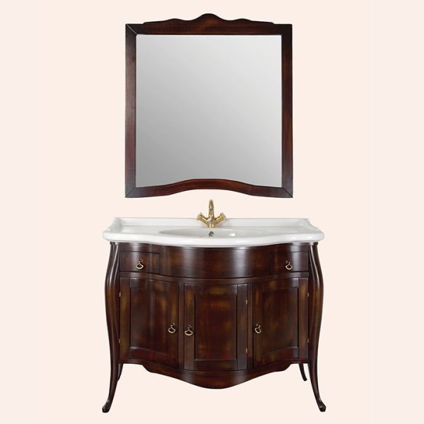 Тумба с раковиной Tiffany World Ferrara 112 мокко