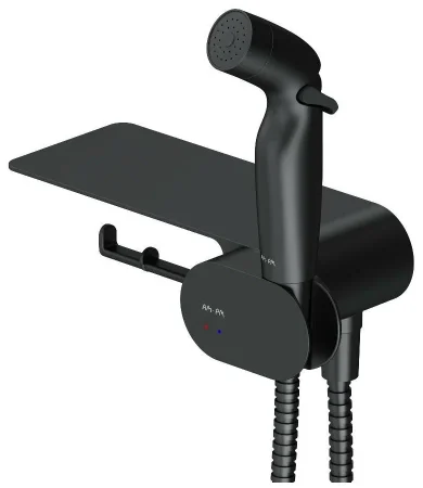 Гигиенический душ со смесителем с полкой, держателем туалетной бумаги AM.PM Like F0202622