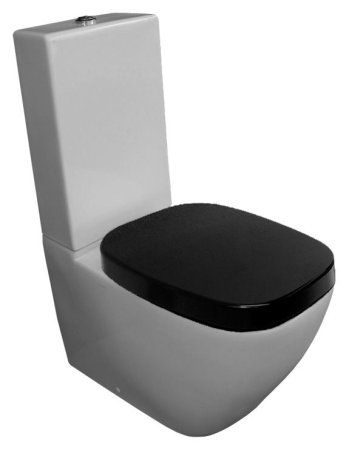 Унитаз-компакт Hidra Ceramica Dial DL12 белый с черным