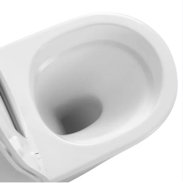 Унитаз подвесной Ceruttispa Santa Aria CT9666 безободковый, с сиденьем микролифт, белый