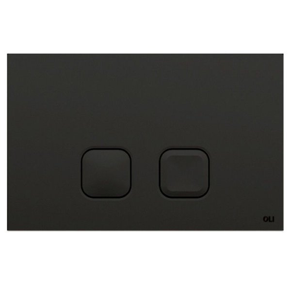 Кнопка смыва Oli PLAIN 23х0.6х15 для инсталляции, пластик, цвет Черный (CG26000070829)