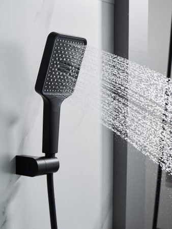 Смеситель для ванны Shevanik S4552H, Черный