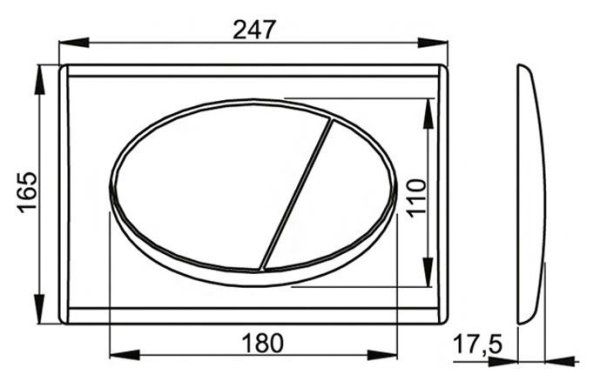Система инсталляции для унитазов AlcaPlast Sadromodul A101/1200 4 в 1 кнопка смыва белая
