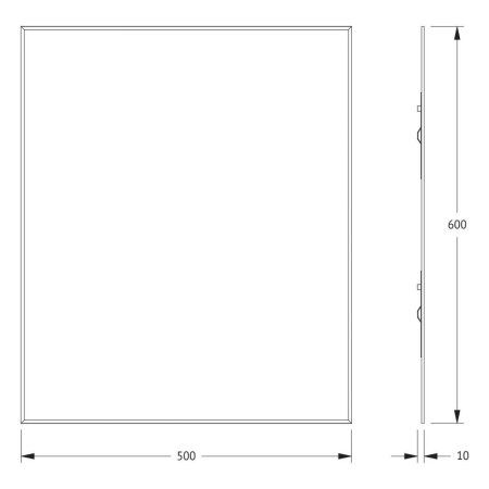 Зеркало Evoform Standard BY 0209 50x60