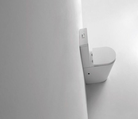 Унитаз напольный CeramaLux 2178, Бело-Глянцевый