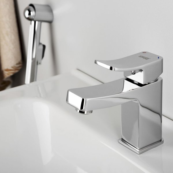 Смеситель для раковины с гигиеническим душем WasserKRAFT Aller 1060 10OI68FC хром