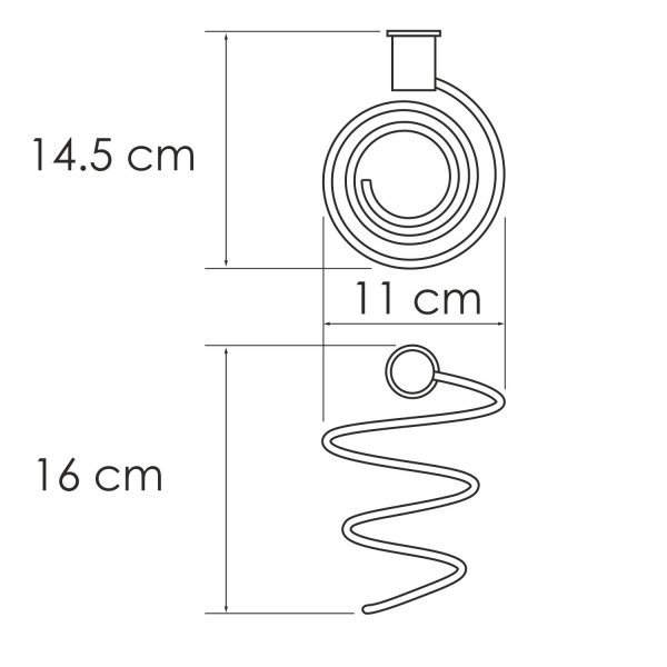 Держатель фена WasserKRAFT K-1080NICKEL
