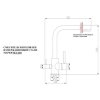 Смеситель Zorg  SH 801 INOX GRAFIT PVD графит