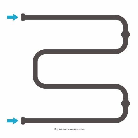 Полотенцесушитель водяной Сунержа Ш-образный 020-0014-6060 600x600 шампань