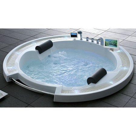 Акриловая ванна Gemy G9060 O с гидромассажем