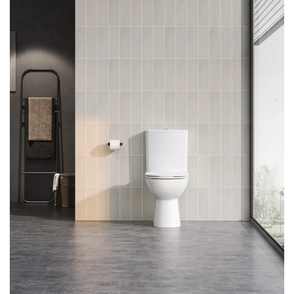 Унитаз-компакт Jacob Delafon Stil E38566-00 безободковый, с сиденьем микролифт, белый