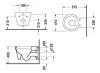 Унитаз подвесной Duravit Starck 1 02330900641-WG