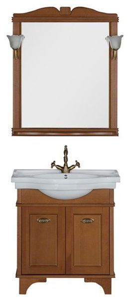 Тумба для комплекта Aquanet Николь 80 орех