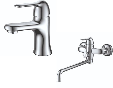 Комплект смесителей D&K DA1340005SET (DA1342141,DA1343301)