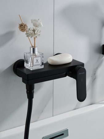 Смеситель для ванны Shevanik S4552H, Черный