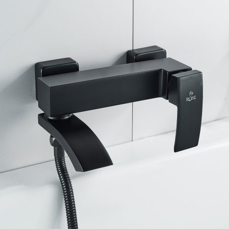 Смеситель для ванны Rose R1SZ55VV2HFT, черный