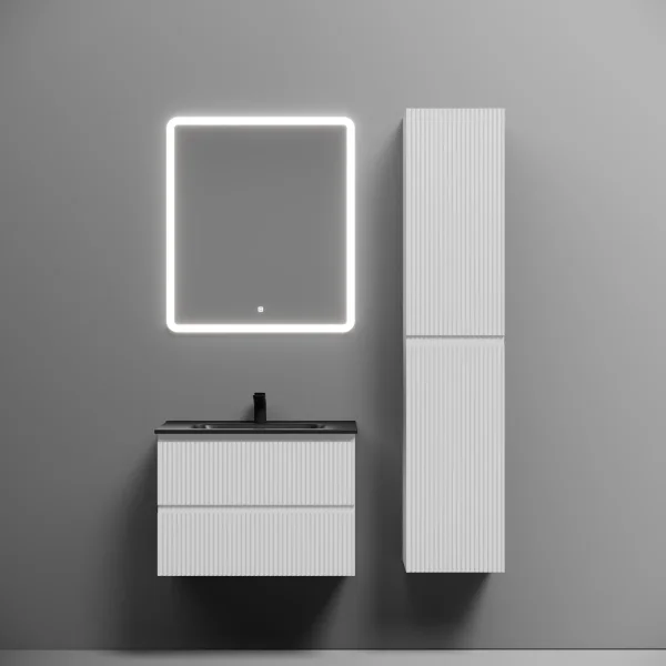 Тумба под раковину Sancos Snob R SNR70W 69 см, подвесная, белый матовый