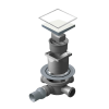 Душевой трап Pestan Confluo Standart Dry 3 White Glass 13000106 полированная сталь