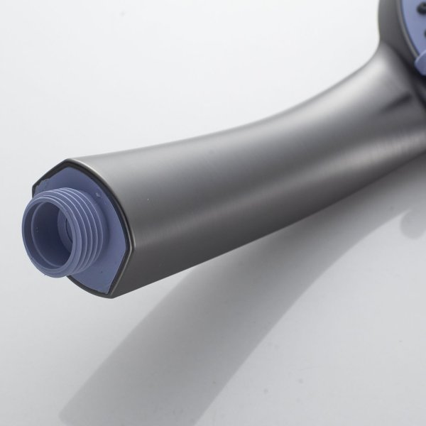 Смеситель для ванны однорычажный с изливом 35 см Shevanik S5022T, Оружейная сталь