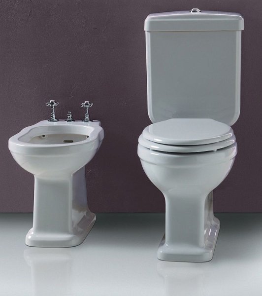 Унитаз-компакт Simas Londra LO931bi горизонтальный выпуск, белый/хром