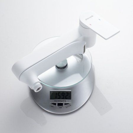 Смеситель для ванны однорычажный  Shevanik S4102C, Белый