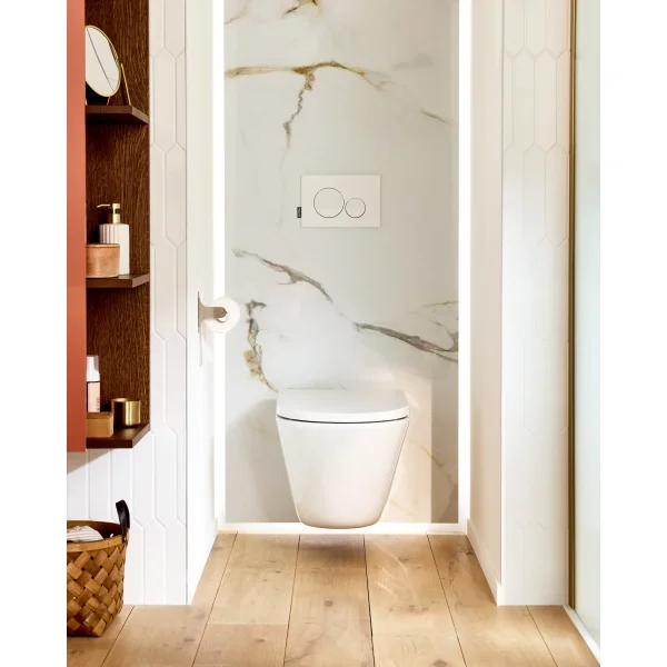 Унитаз подвесной Jacob Delafon Bastille EDAS102-00 безободковый, торнадо, белый