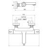 Смеситель Ravak Termo 300 TE 023.00/150 X070097 для ванны