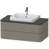 Тумба под раковину Duravit Happy D.2 Plus HP496109292 100 каменно-серый лак