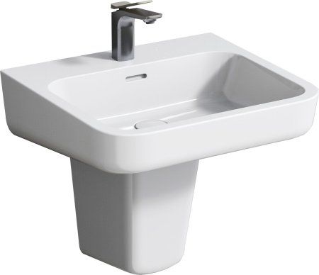 Раковина ARROW AGP32037C 55x50 см с полупьедестал AGL9605C