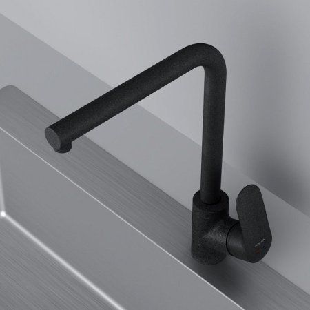 Смеситель Am.Pm Like F8005022 для кухонной мойки, черный