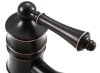 Смеситель для раковины (умывальника) REA VINTAGE OLD BLACK черный низкий, REA-B0226