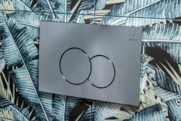 Комплект инсталляции скрытого монтажа, самонесущая стальная рама+Смывная клавиша Jaquar Opal, хром (JCS-WHT-2400FS+JCP-CHR-152415)