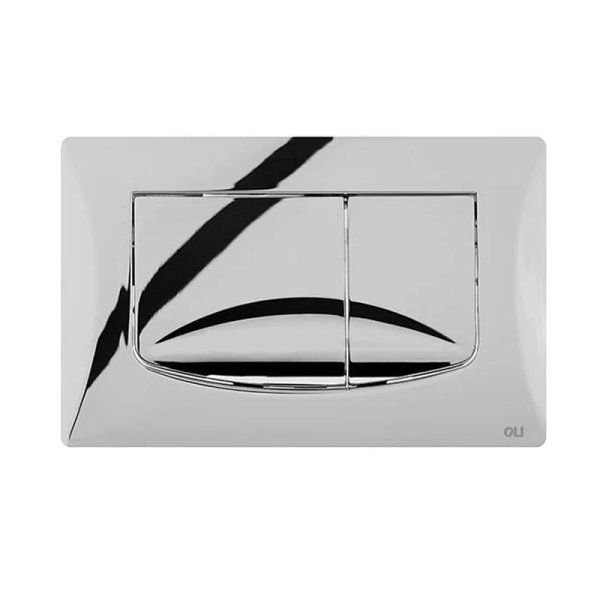 Инсталляция для подвесного унитаза OLI 80 ECO с механической панелью слива River Della хром (886914RDOO)