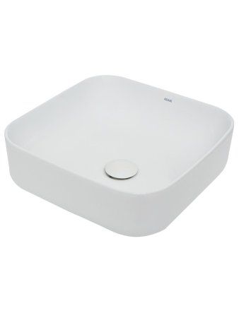 Раковина накладная квадратная AQUAme AQM5011 390x390x130